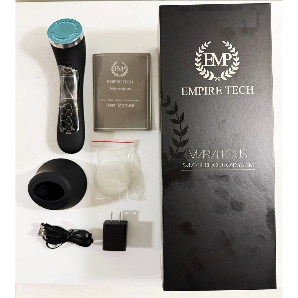 Marvelous Skincare Device Women OS Black LED Infrared Light‎ Therapy